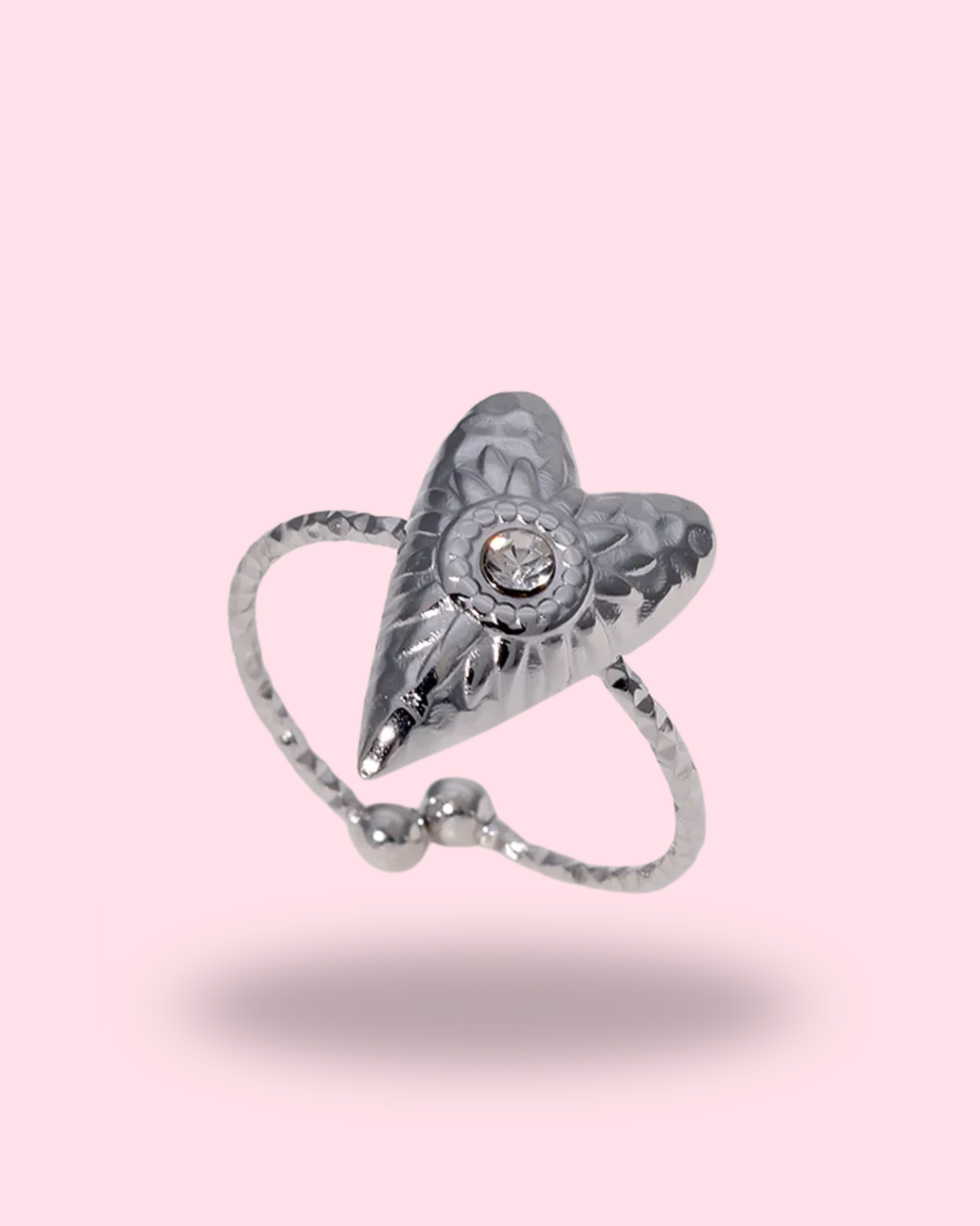 Bague Coeur d'Argent